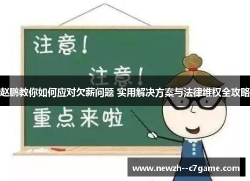 赵鹏教你如何应对欠薪问题 实用解决方案与法律维权全攻略